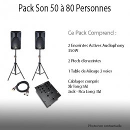 Location Pack Son 50  80 personnes