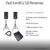 Location Pack Son 80  120 personnes