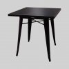 Location Table Carre Lix Noire 70 cm