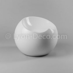 Location Pouf Ball Blanc