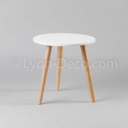 Location Table Basse Scandi Blanche