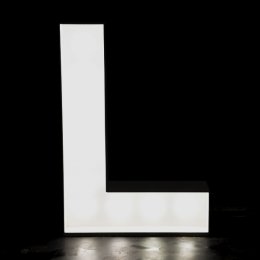 Lettre Lumineuse L H:1M