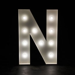 Lettre Lumineuse N H:1M