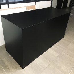 Location Buffet Design PVC Noir