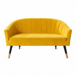Location Canap� Kanao Velours Jaune