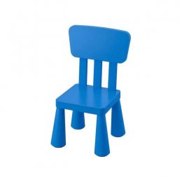 Location Chaise Enfant Bleue