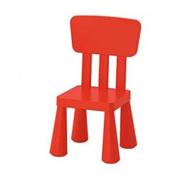 Location Chaise Enfant Rouge 