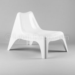 Location Fauteuil PVC blanc