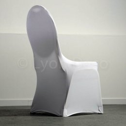 Location Housse de Chaise Lycra Blanche