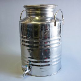 Location Pot Inox avec Robinet 25 L + Support