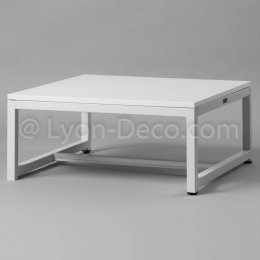 Location Table Basse Kubo Blanc 