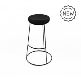 Location Tabouret Circ Assise velours Noire