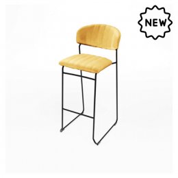 Location Tabouret Kanao Velours Or