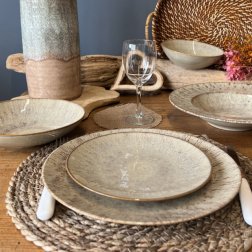 Location Assiette Alize Beige