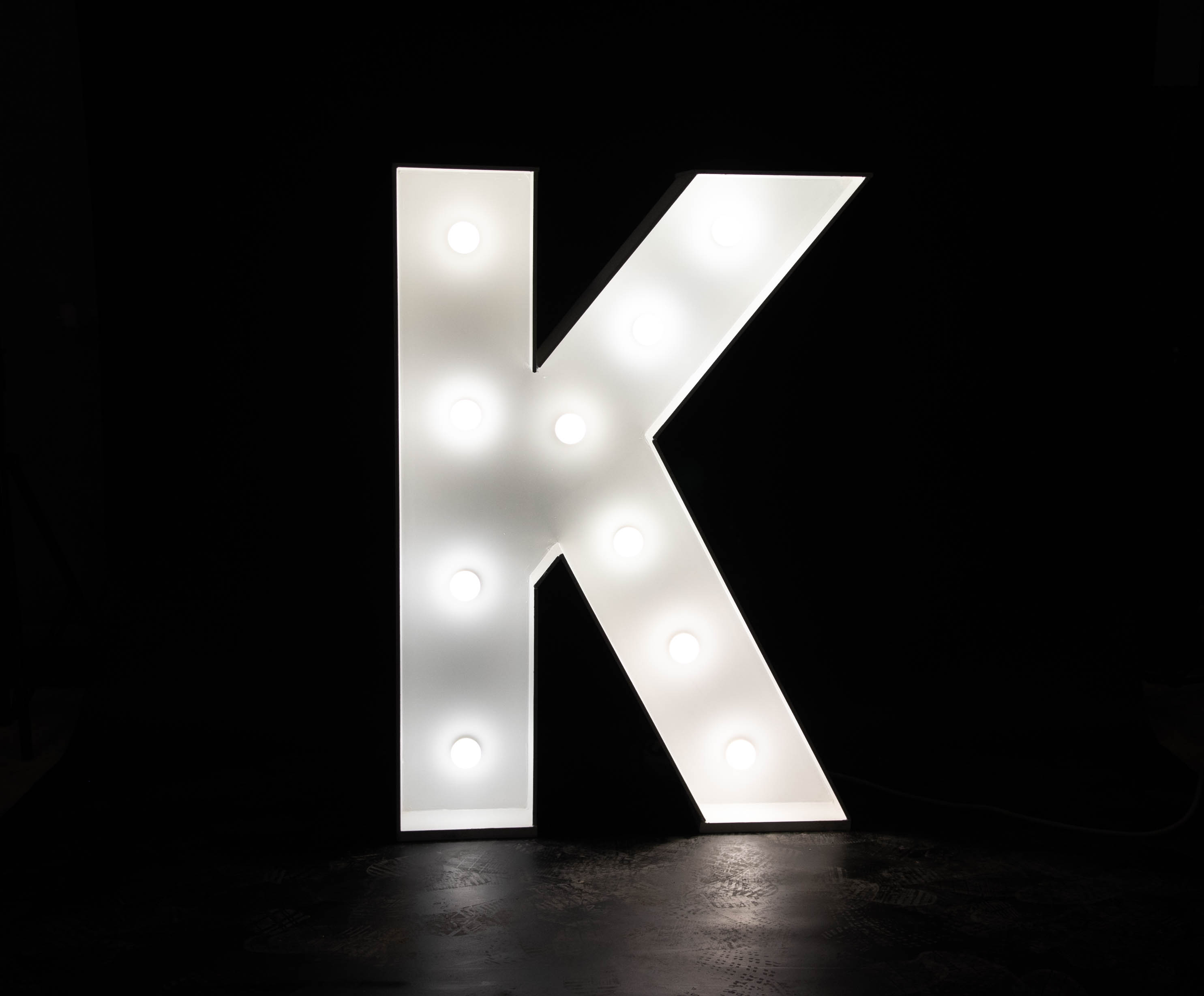 Lettre K Lumineuse 