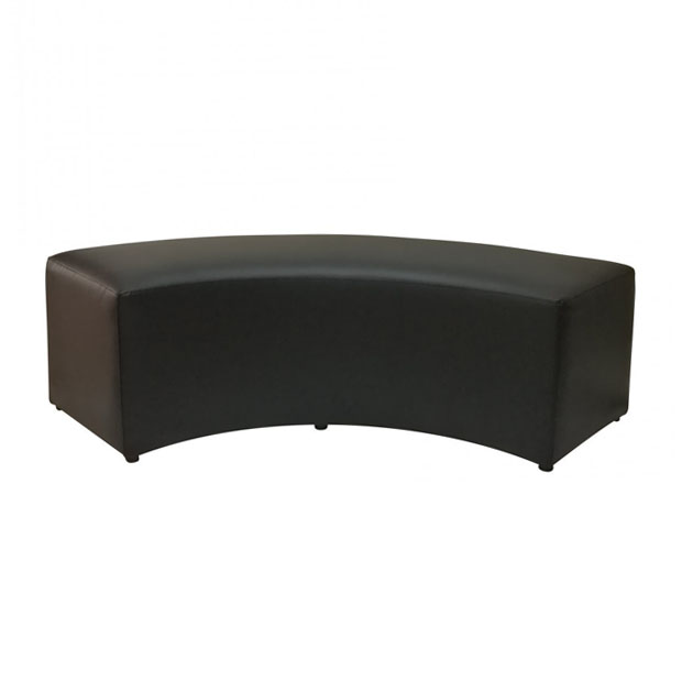 Location Banquette Quart de Rond Noire 