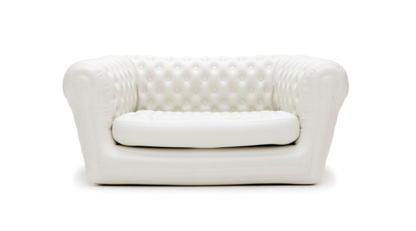 Location canape chesterfield gonflable blanc