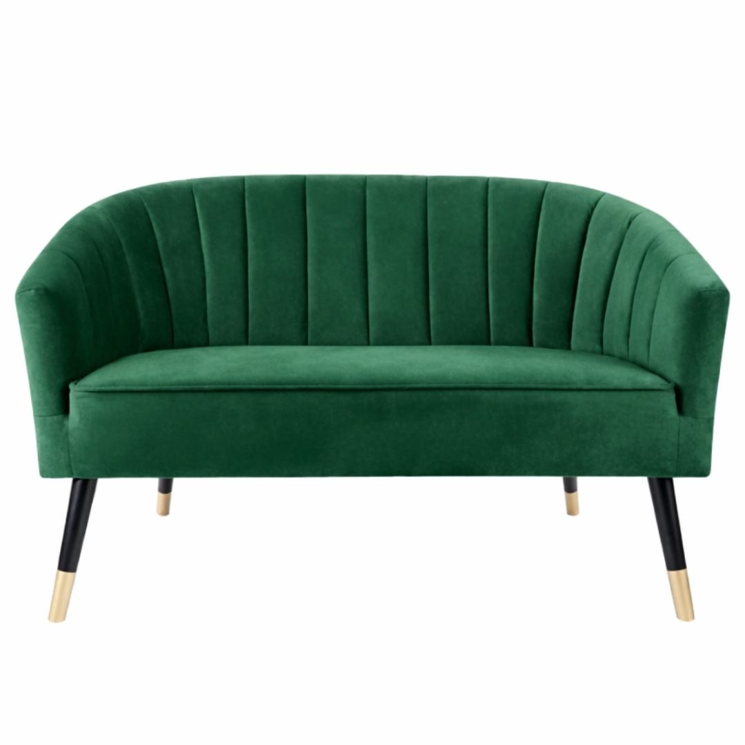 location canap� velours vert