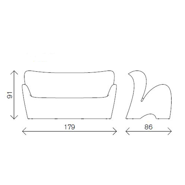 Dimension Canape et Table Pure 