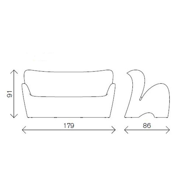 Dimension Canape et Table Pure 