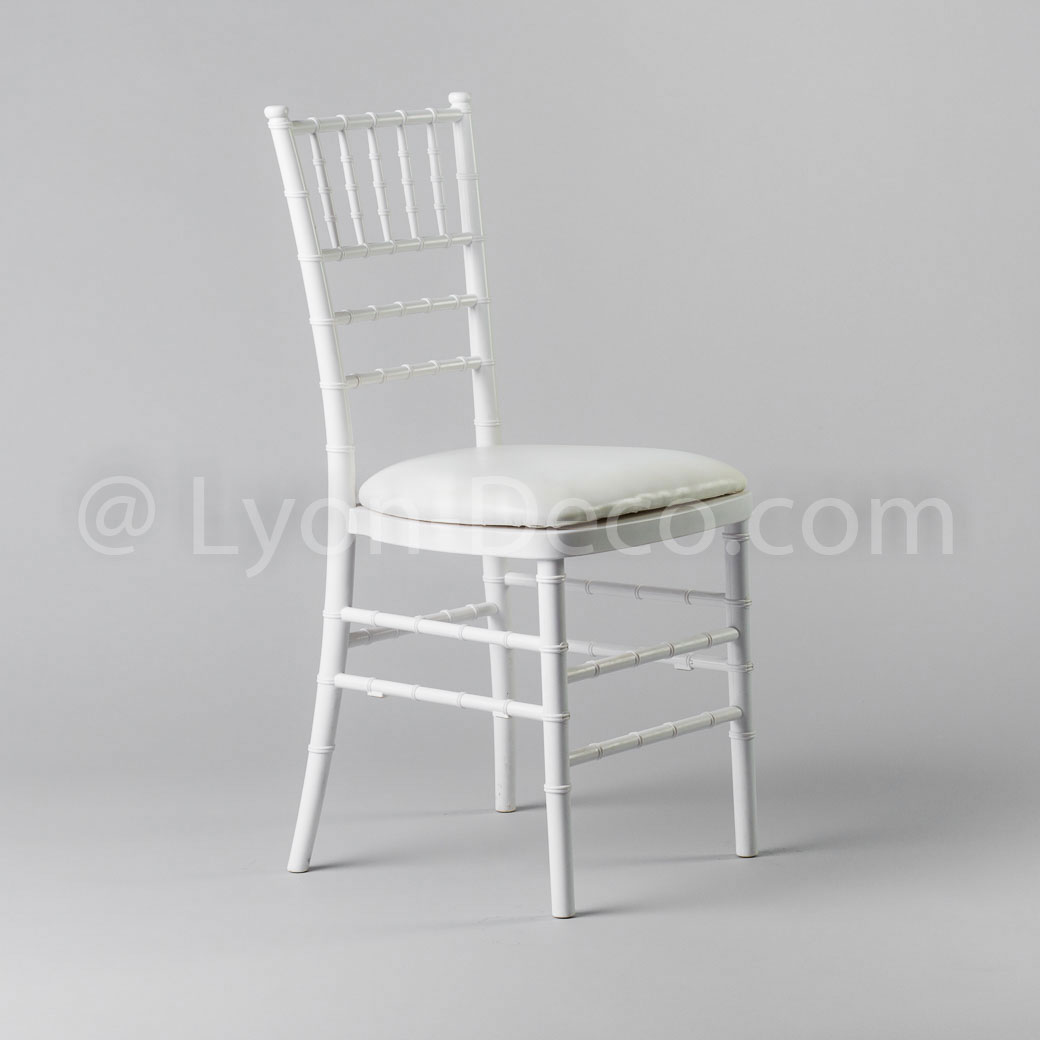 Location Chaise Chiavari Blanche