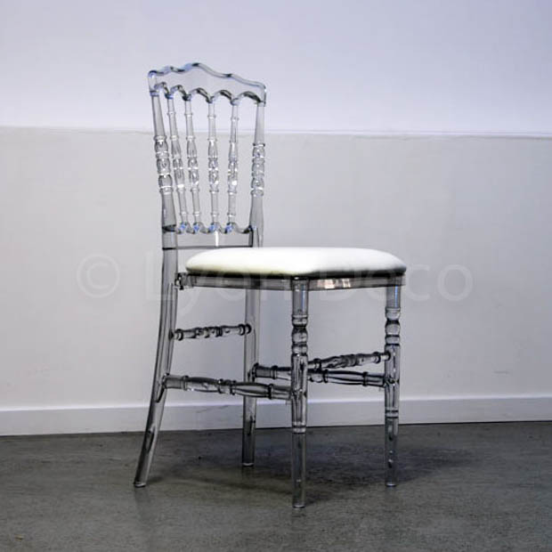 Location Chaise Napoléon 3 Transparente