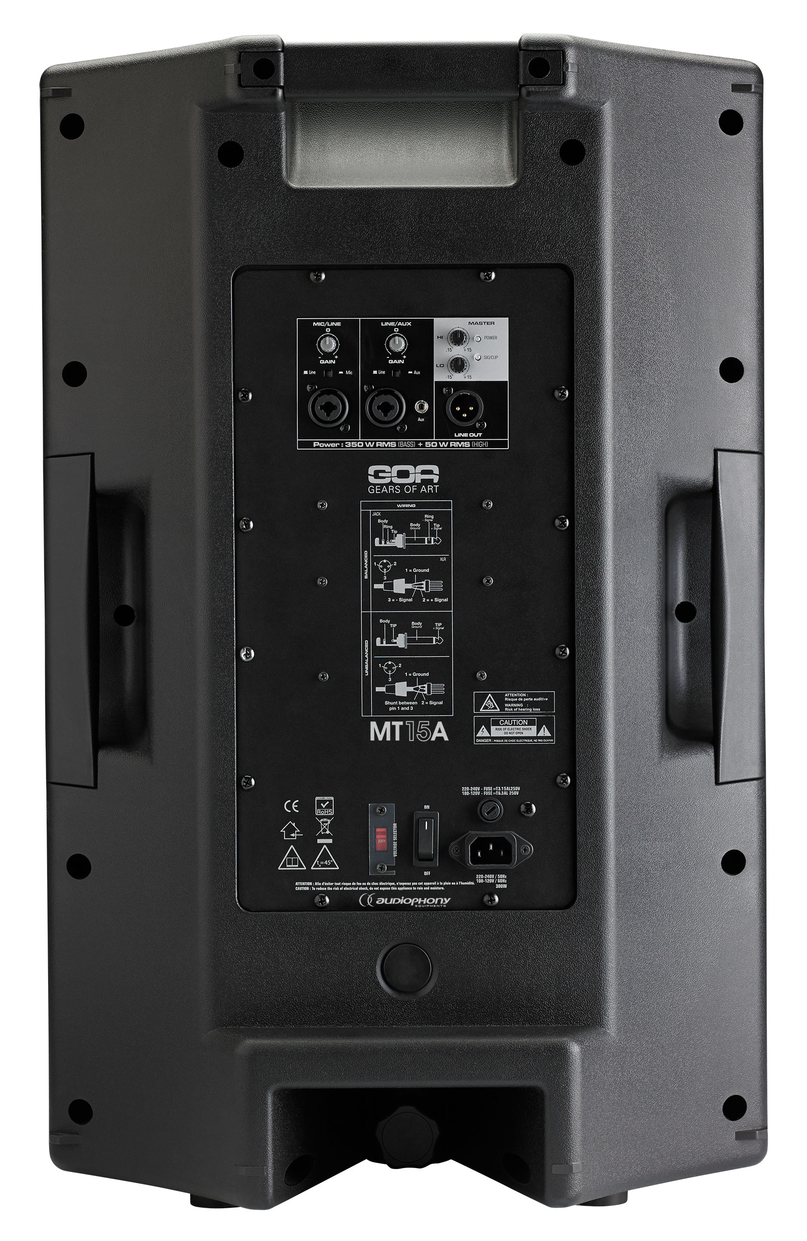 Location Enceinte active Audiophony 450w rms