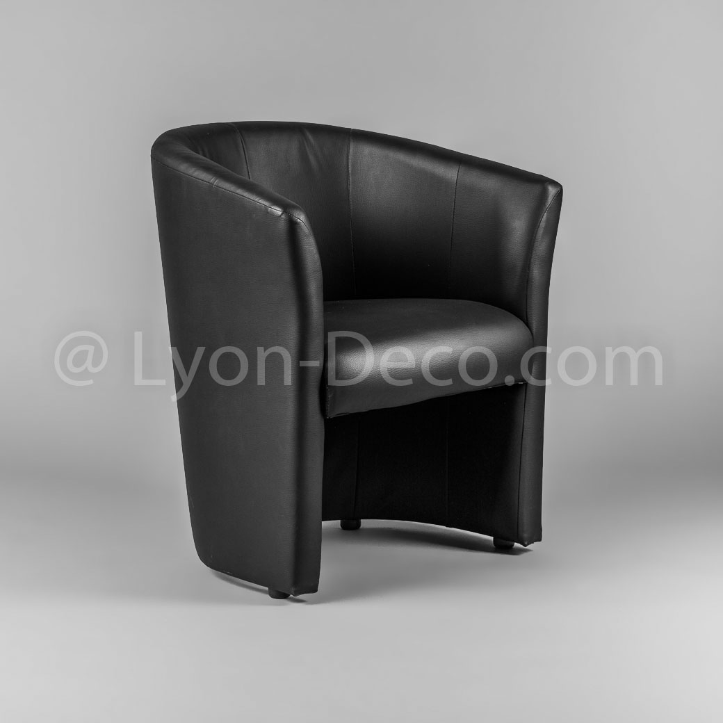 Location Fauteuil Club Noir