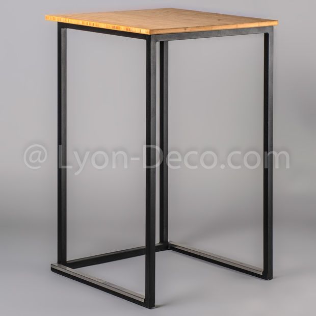 Table Haute Kubo Bois Mange Debout