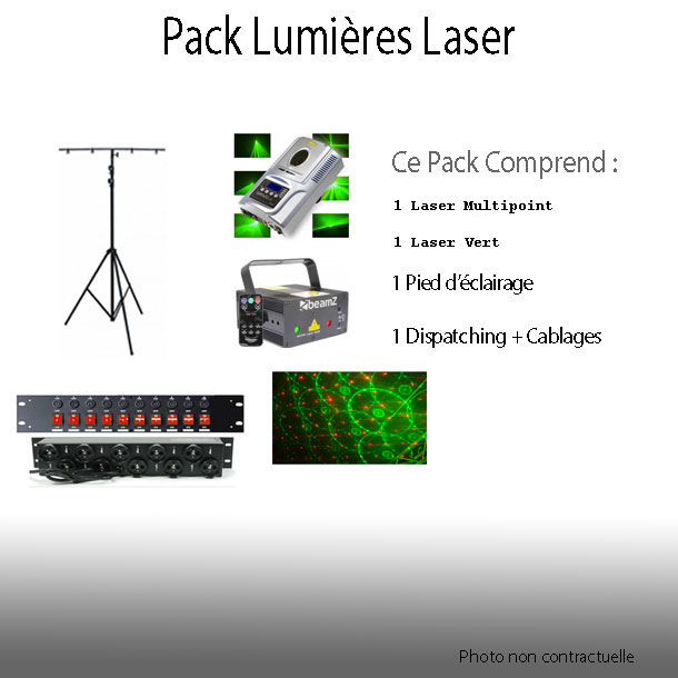 Pack laser show