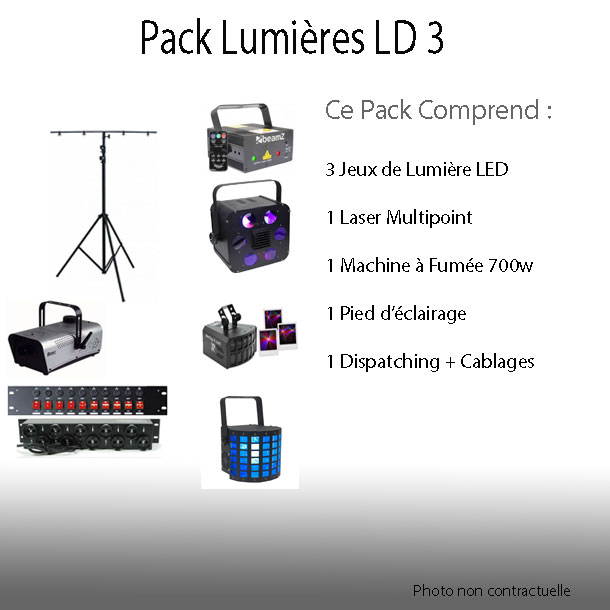 Location Pack Lumières LD3
