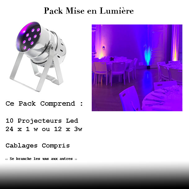 Location Décoration guirlande Led pour mariage et lumières Lyon