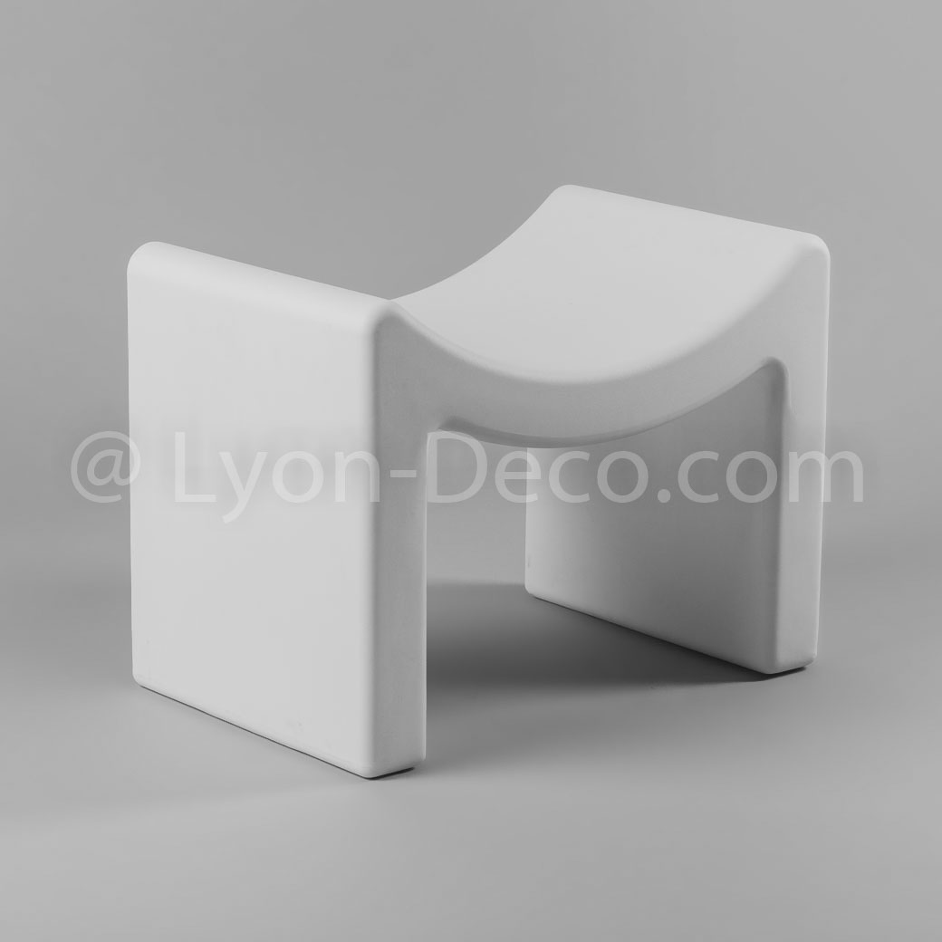 Location Pouf Design M blanc