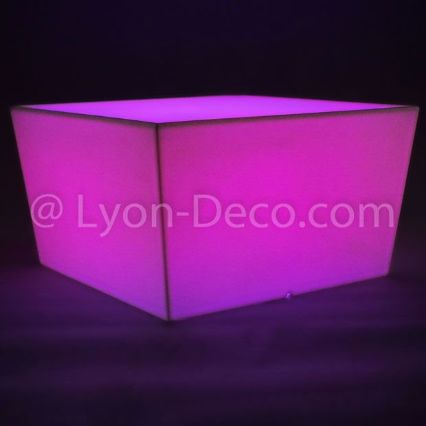 Table basse carré Flex T Blanche