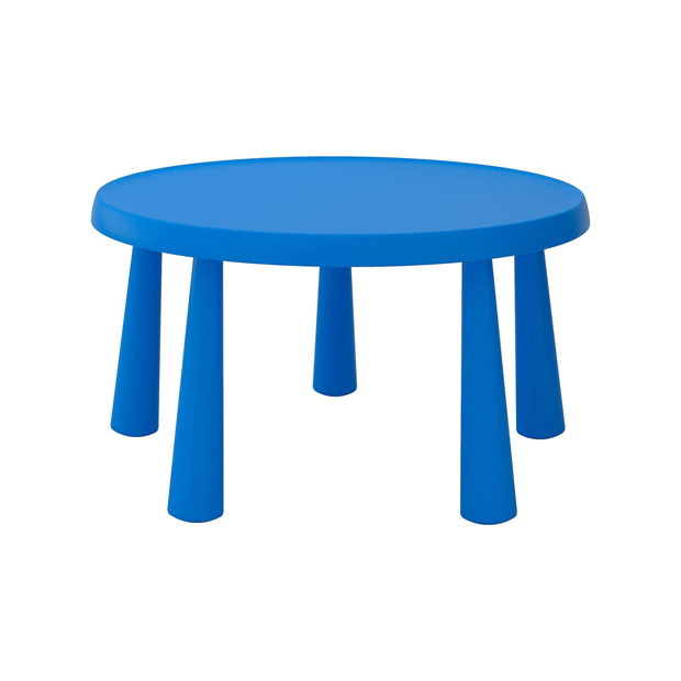 Location Table Bleue Ronde Enfant 