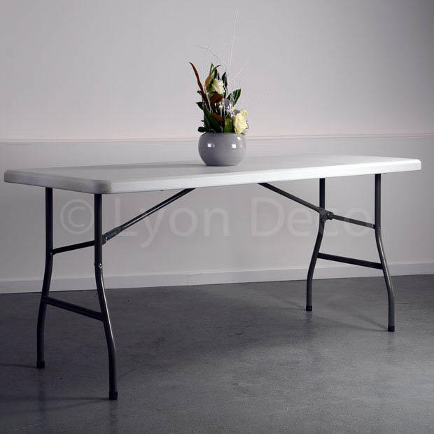 Table rectangulaire 183 x 76 cm 