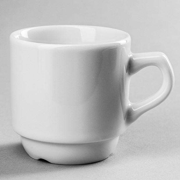 Tasse à café blanche