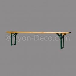 Location banc en bois pliable