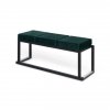 Banc Kubo Blanc Assise Velours Verte