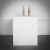 Location buffet carré blanc design