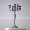 Chandelier gris mat 5 branches H :70cm