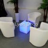 Fauteuil club blanc