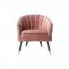location Fauteuil Velours Rose