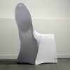Housse de chaise lycra blanche