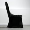 Housse de chaise lycra noire