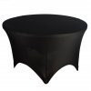 Location Nappe Ronde Lycra Noire d 150 cm