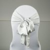 Noeud de chaise satin argent