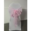 Location Noeud de Chaise Organza Rose