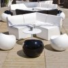 Assise Flex lounge + Pouf Ball + Table basse ronde