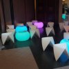 Table basse lumineuse + Pouf Lem